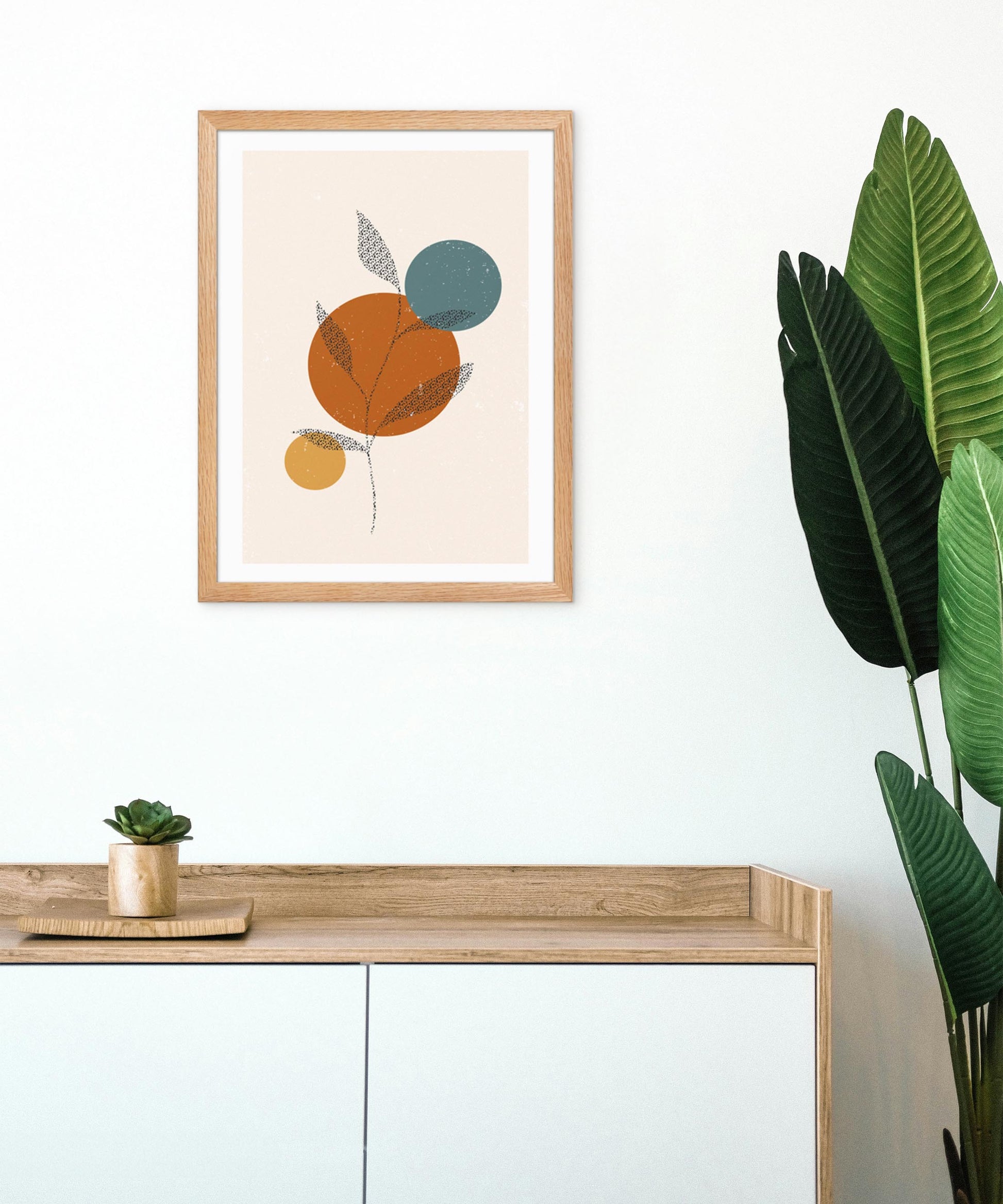 Sun Leaf Poster