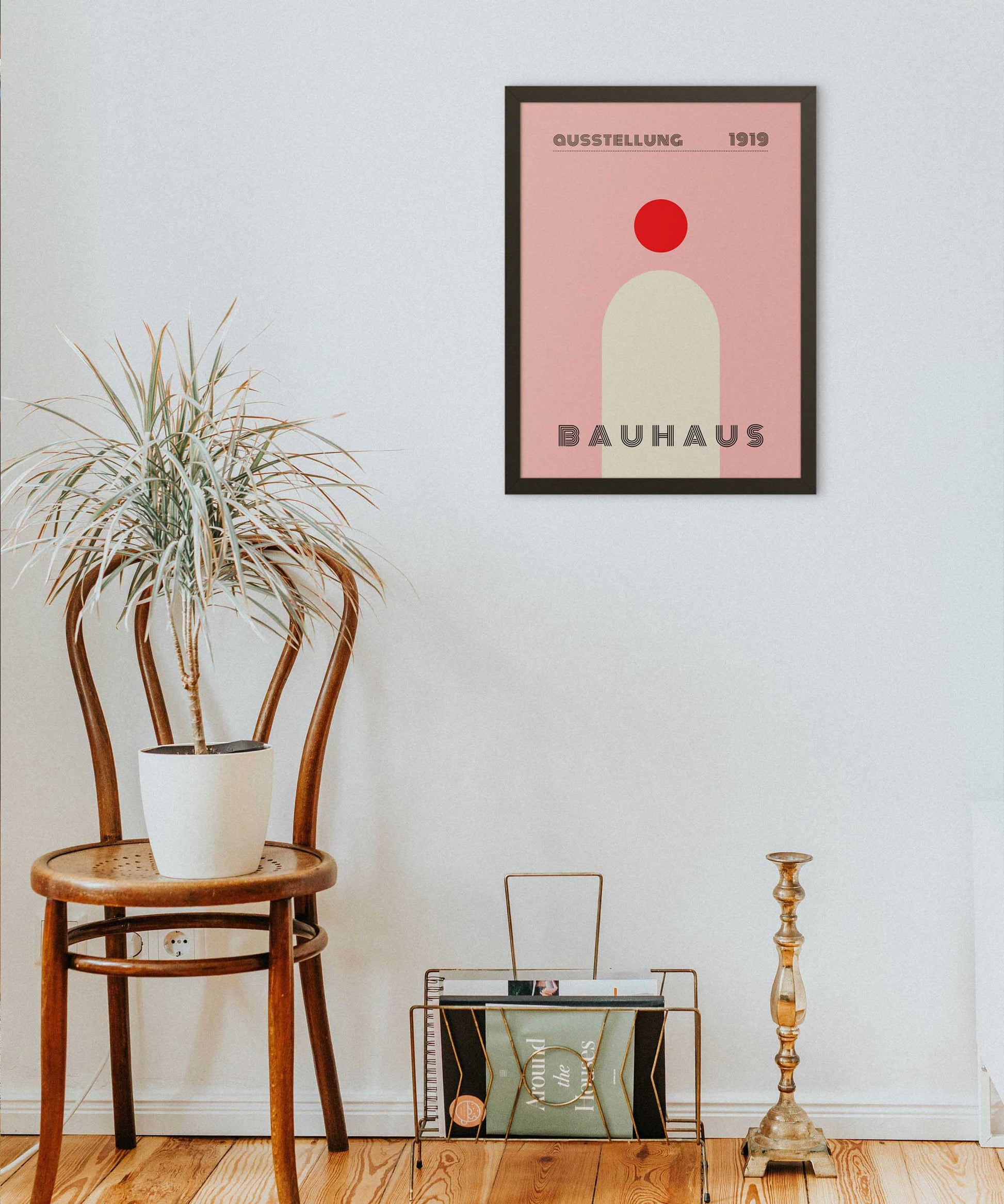 Bauhaus Red Circle Poster