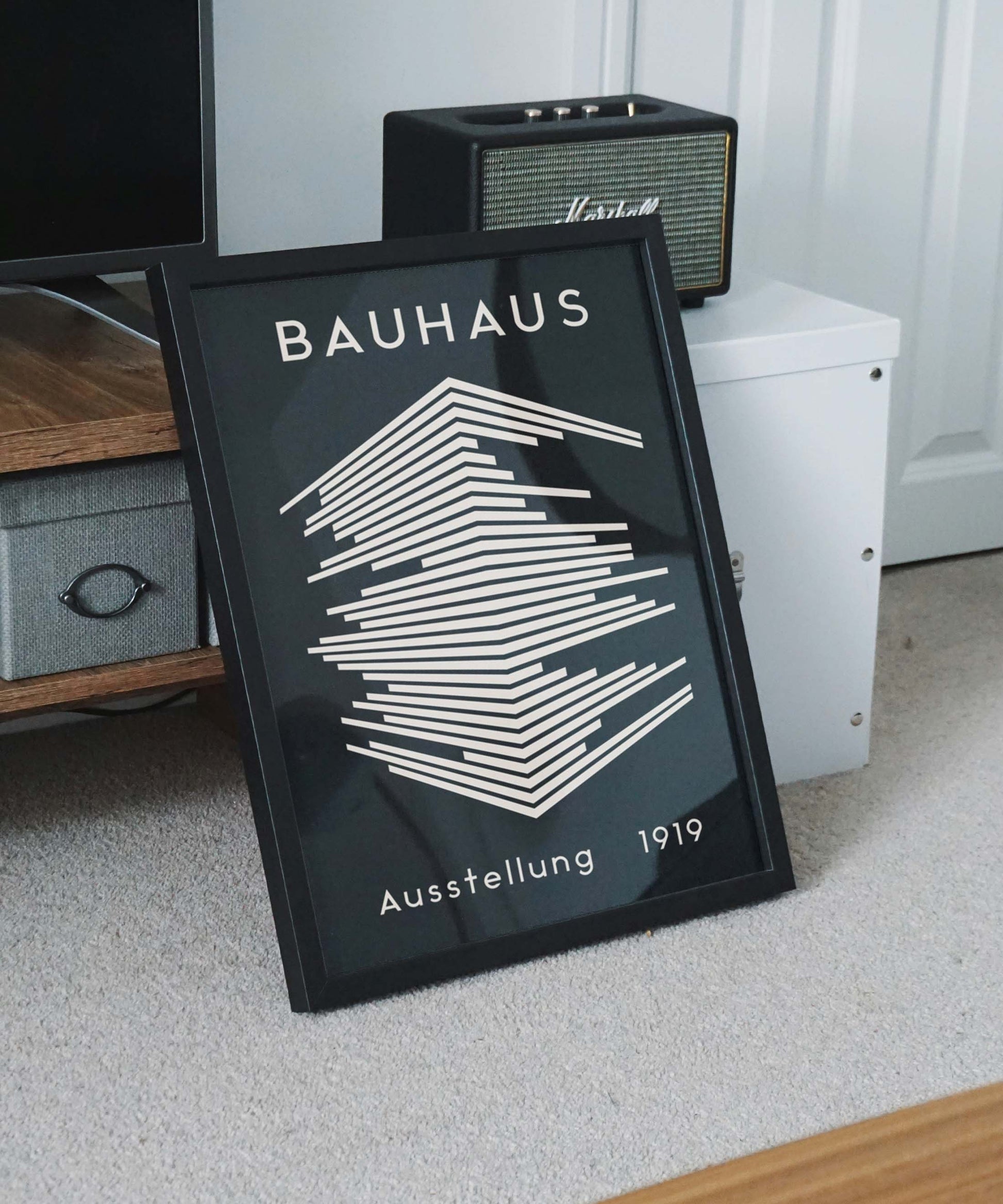 Bauhaus Line Stack Poster