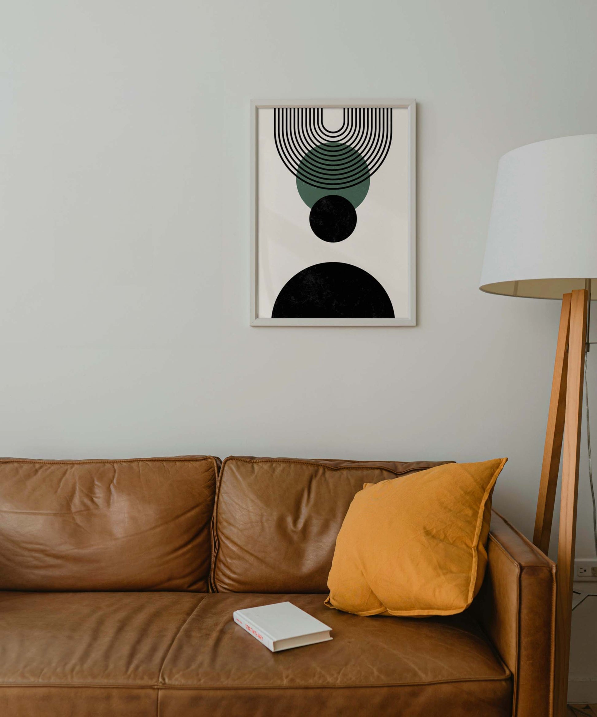 Boho U Poster – Black Minimal