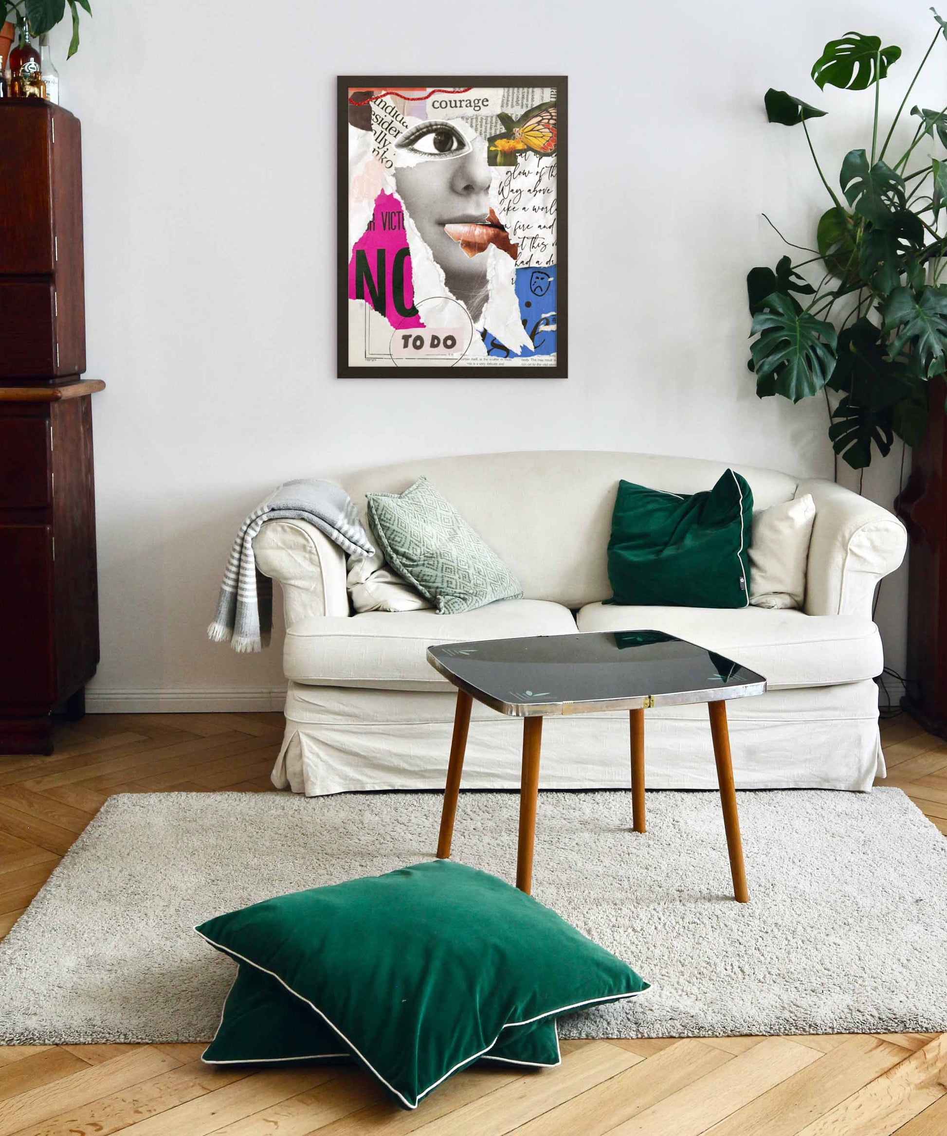 Courage Collage Poster