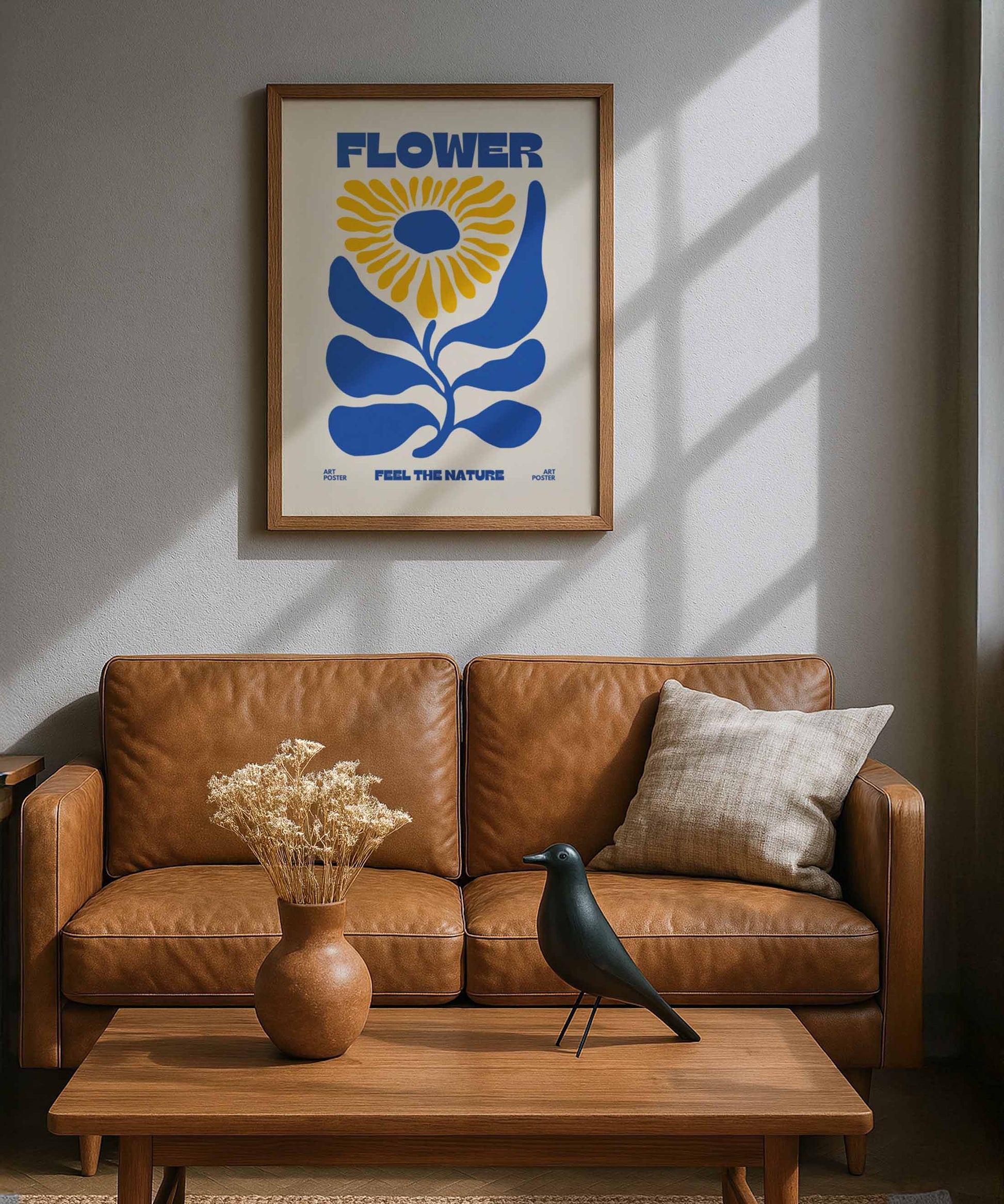 Feel the Nature Flower Poster