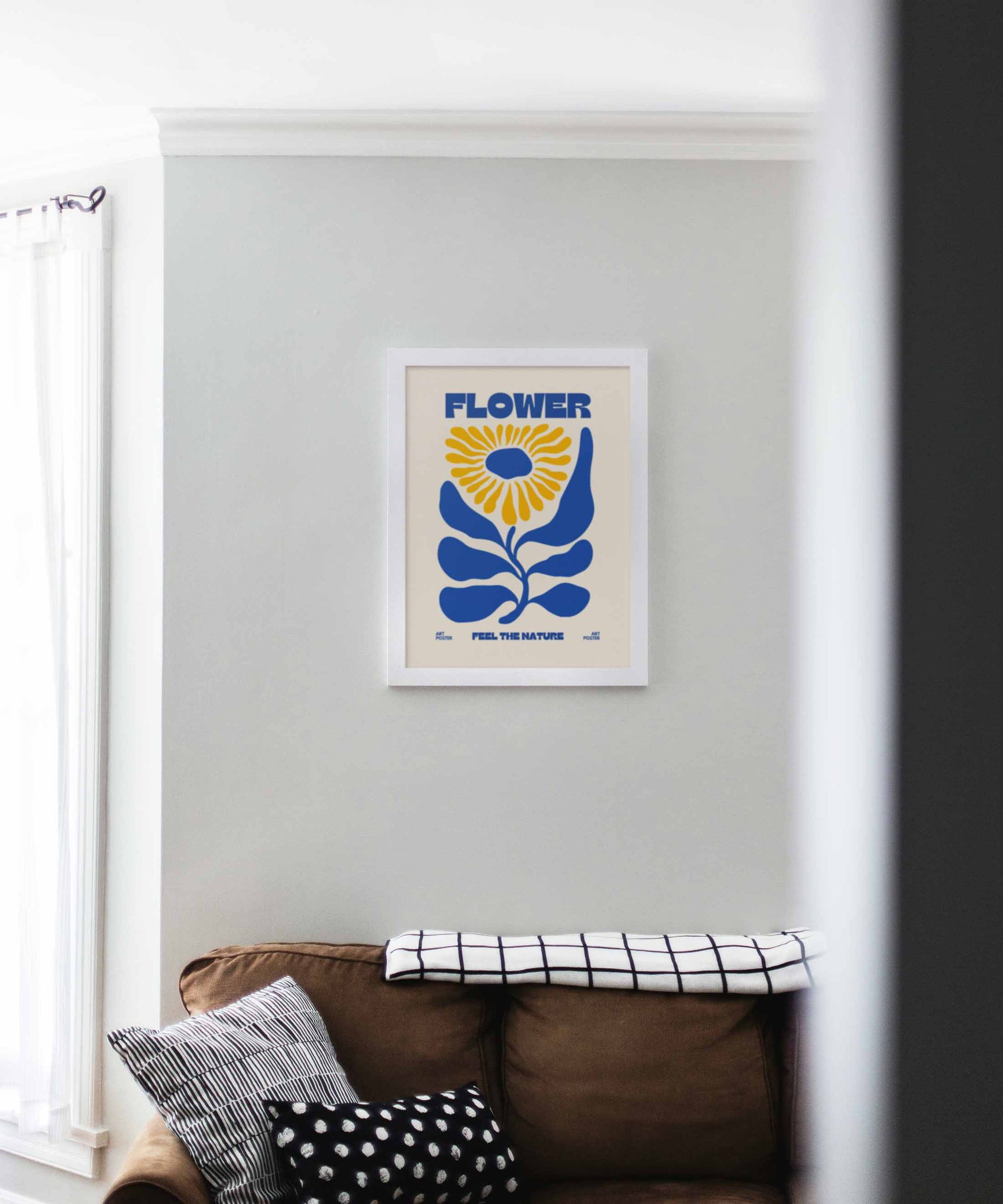 Feel the Nature Flower Poster