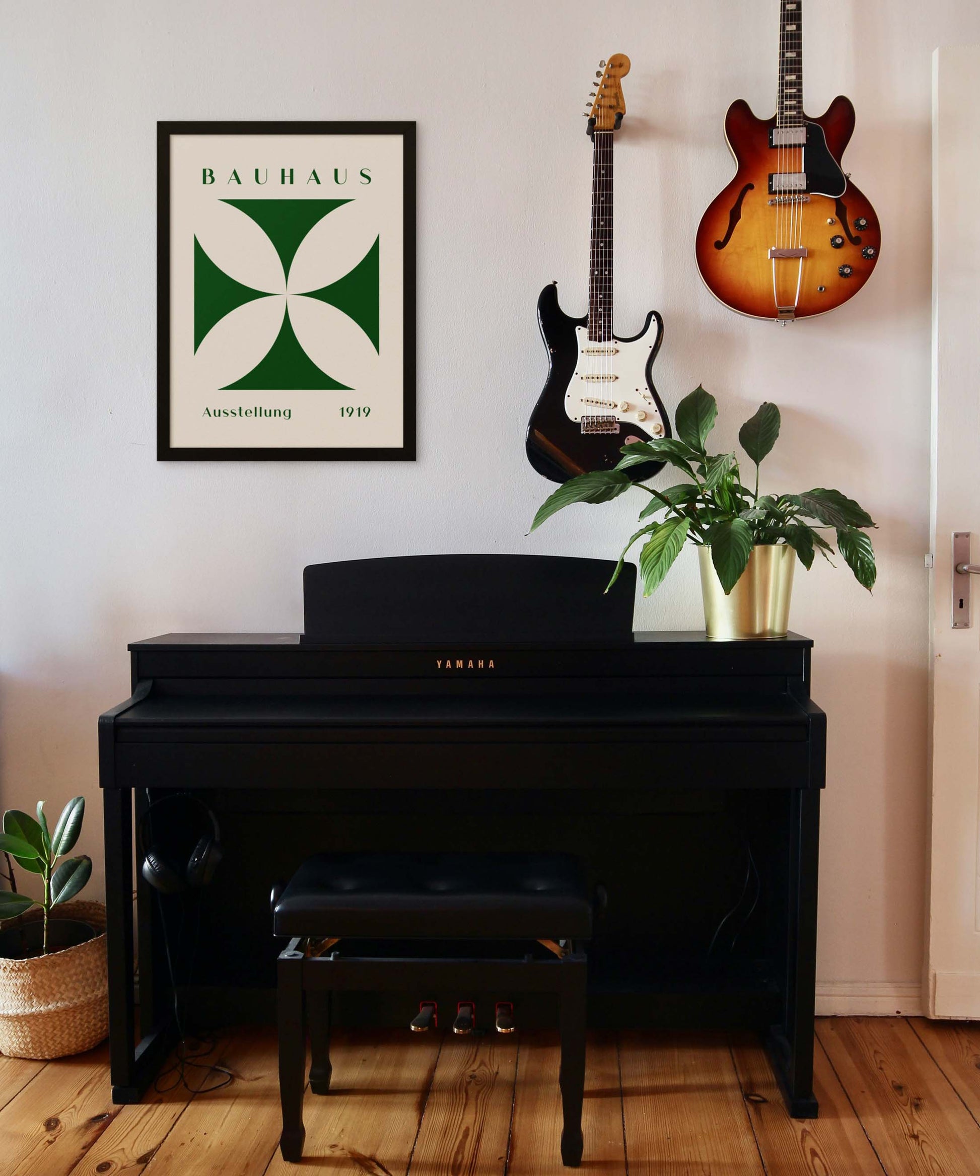 Green Quad Poster