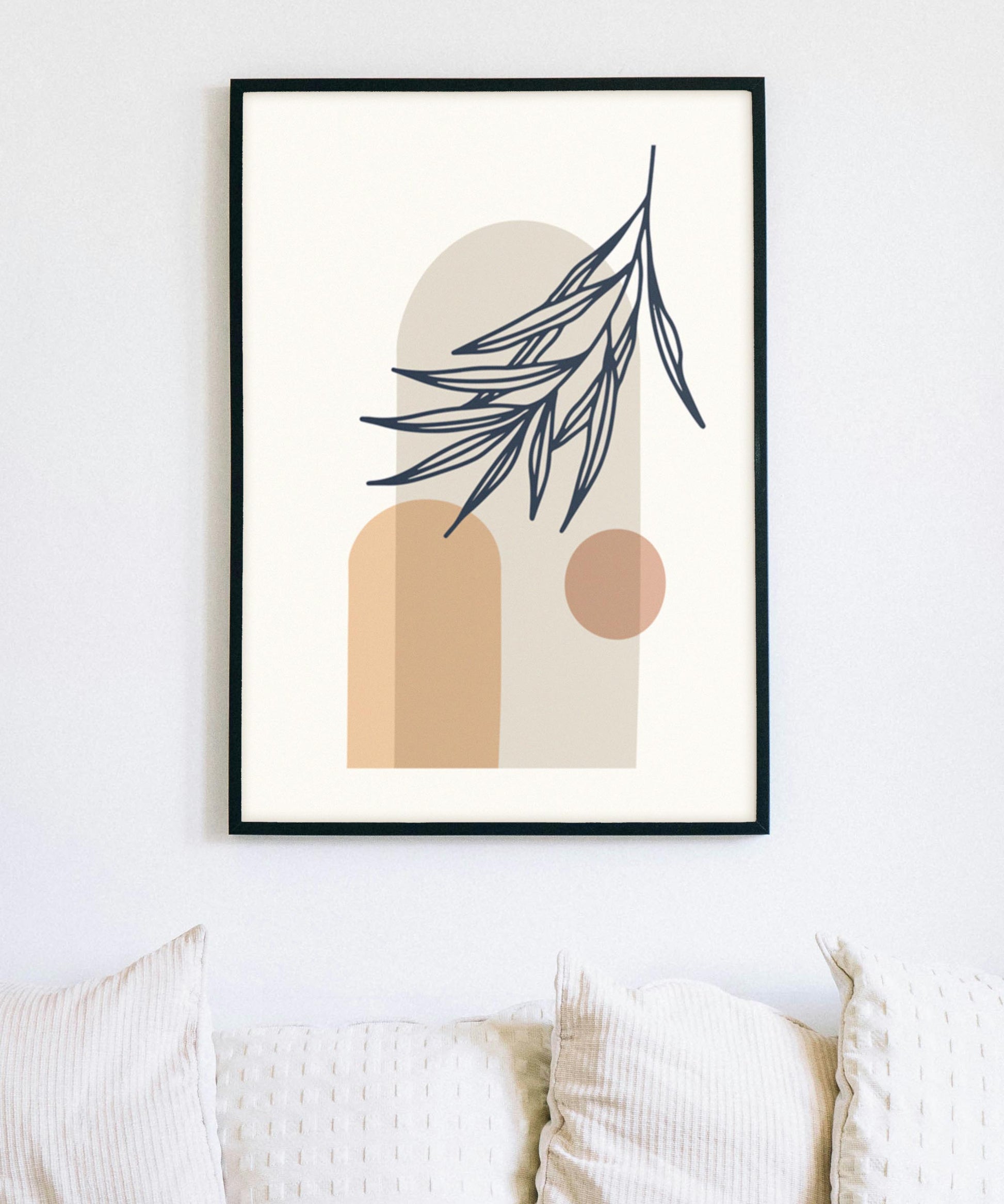 Minimal Botanical Arch Poster