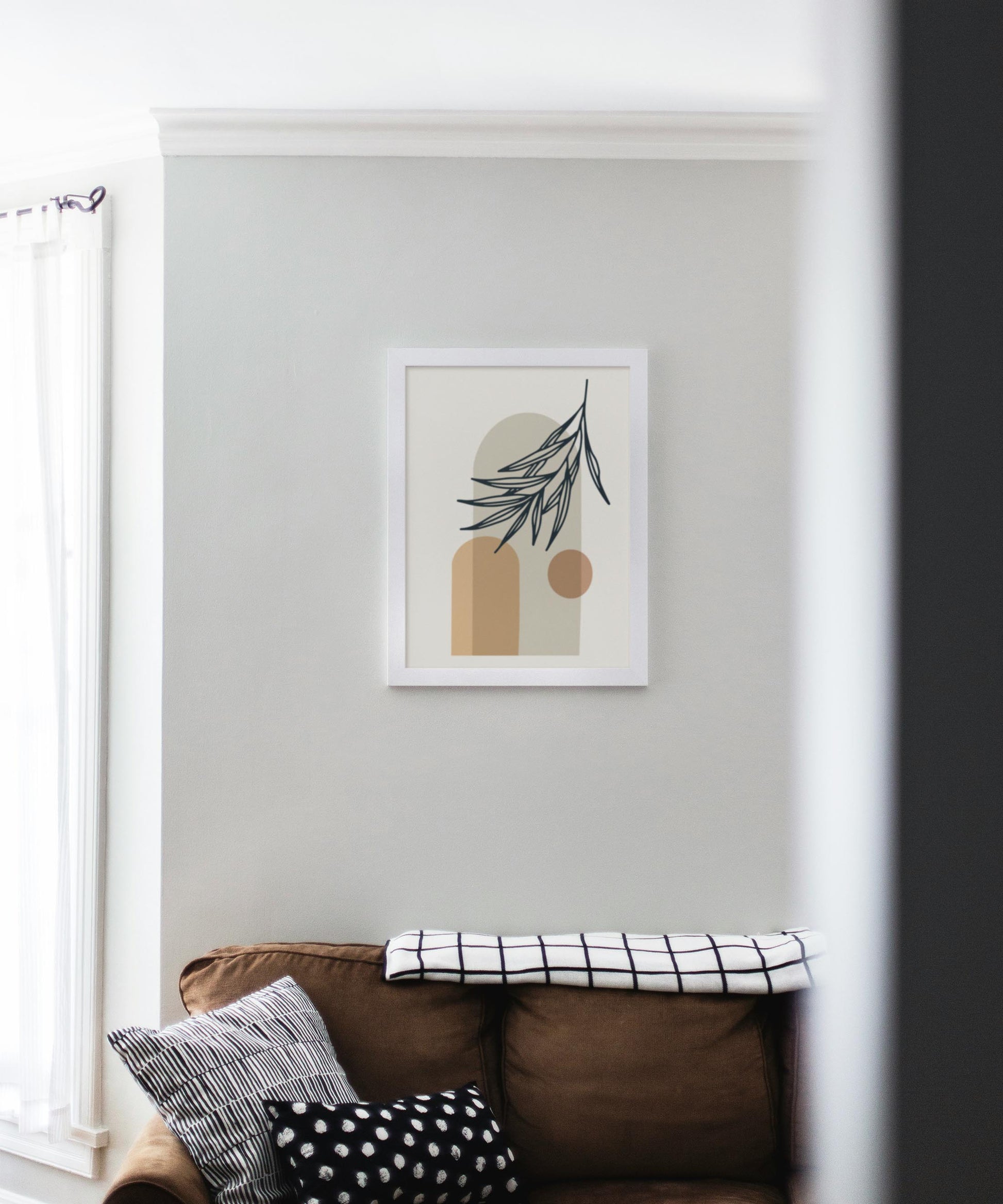 Minimal Botanical Arch Poster
