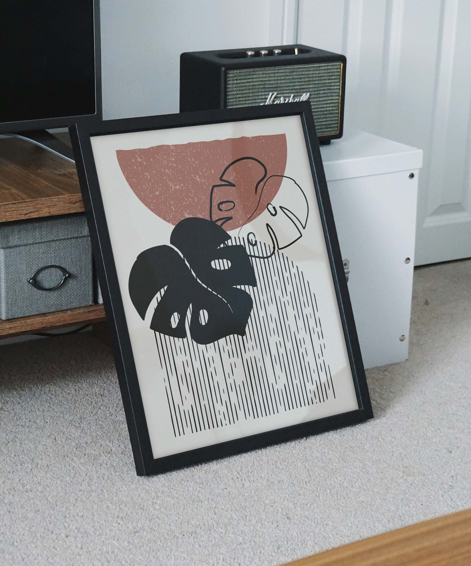 Monstera Duo Poster