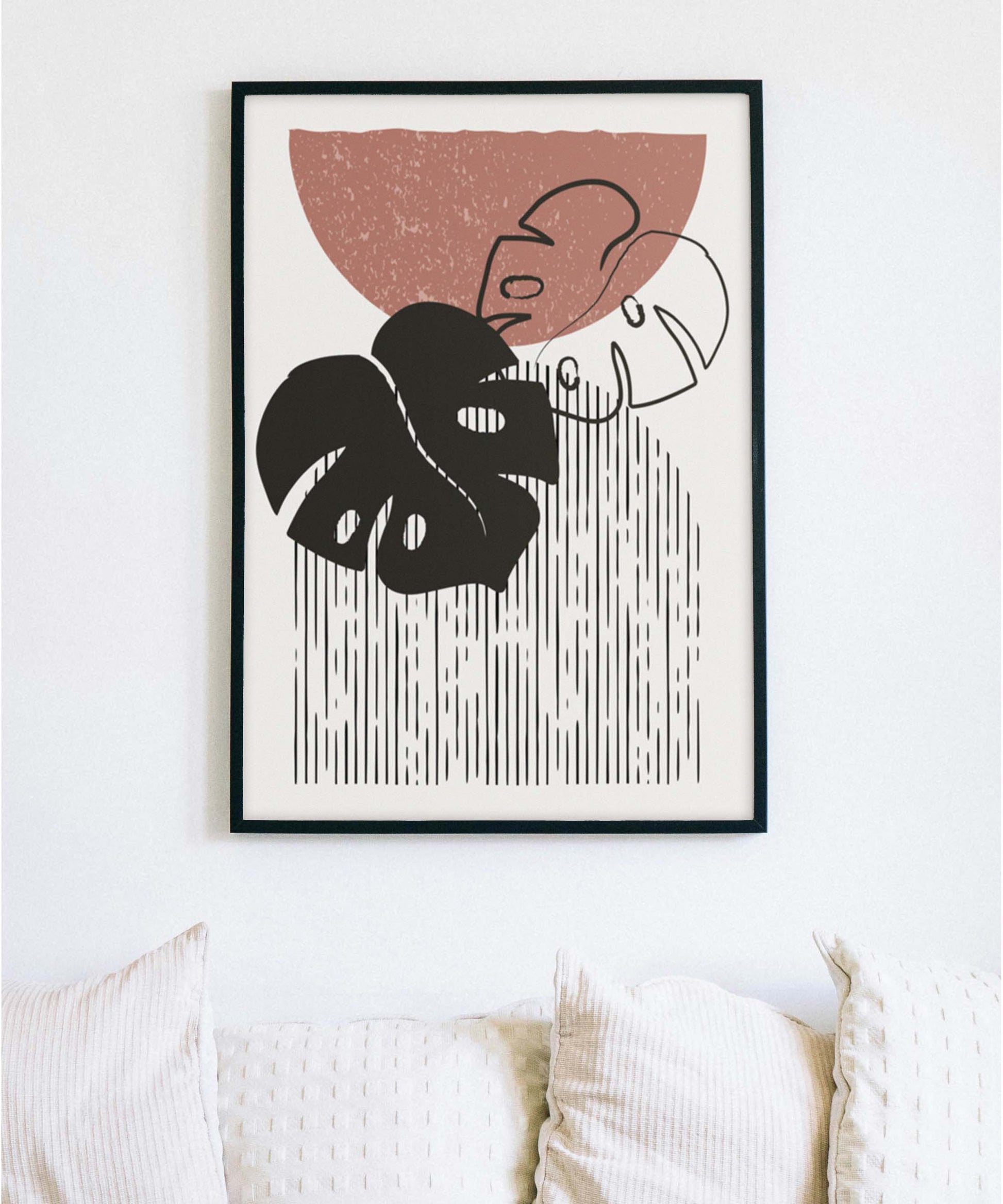 Monstera Duo Poster