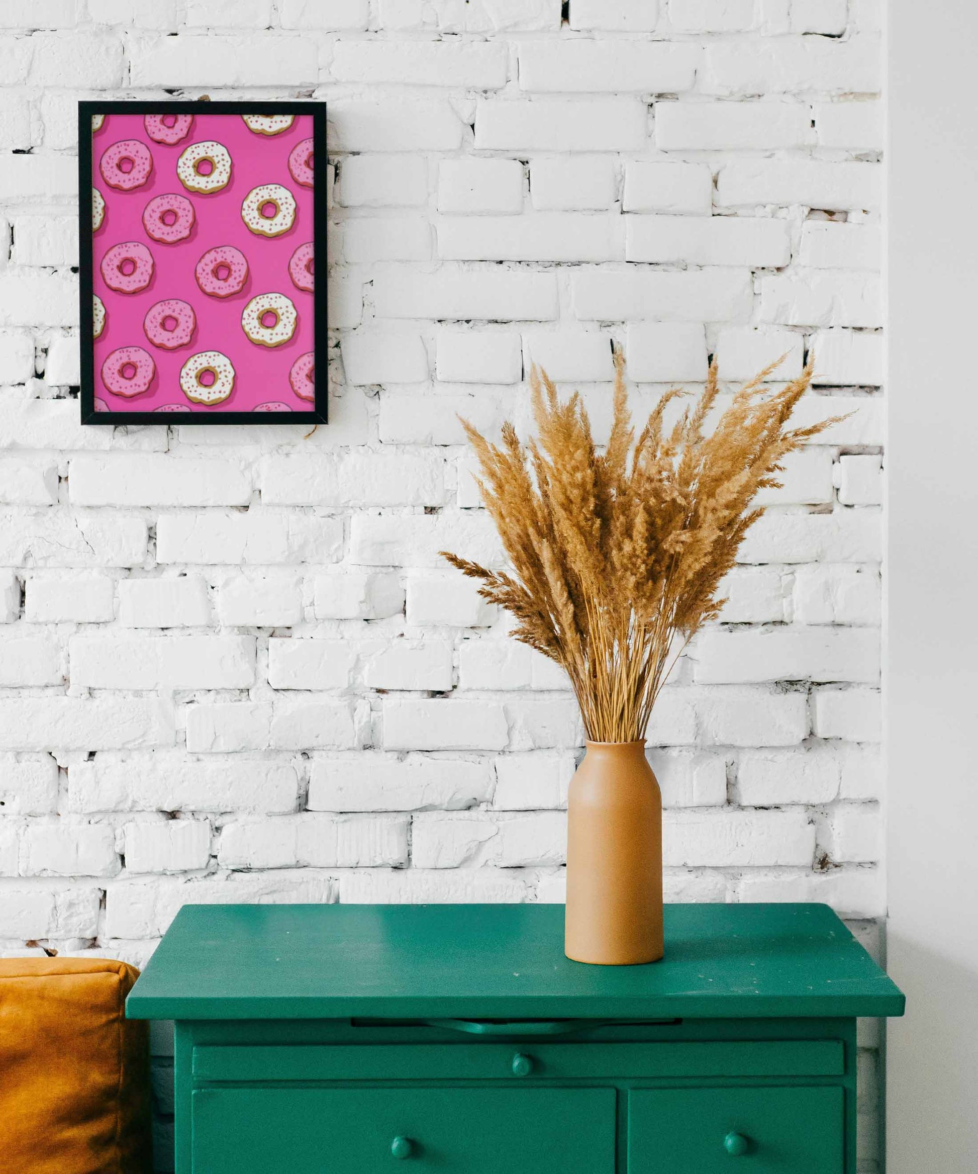 Pink Donuts Print