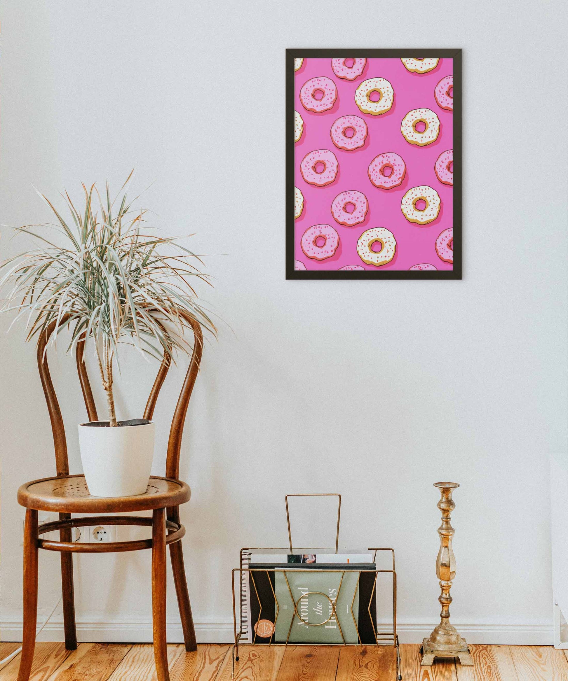 Pink Donuts Print