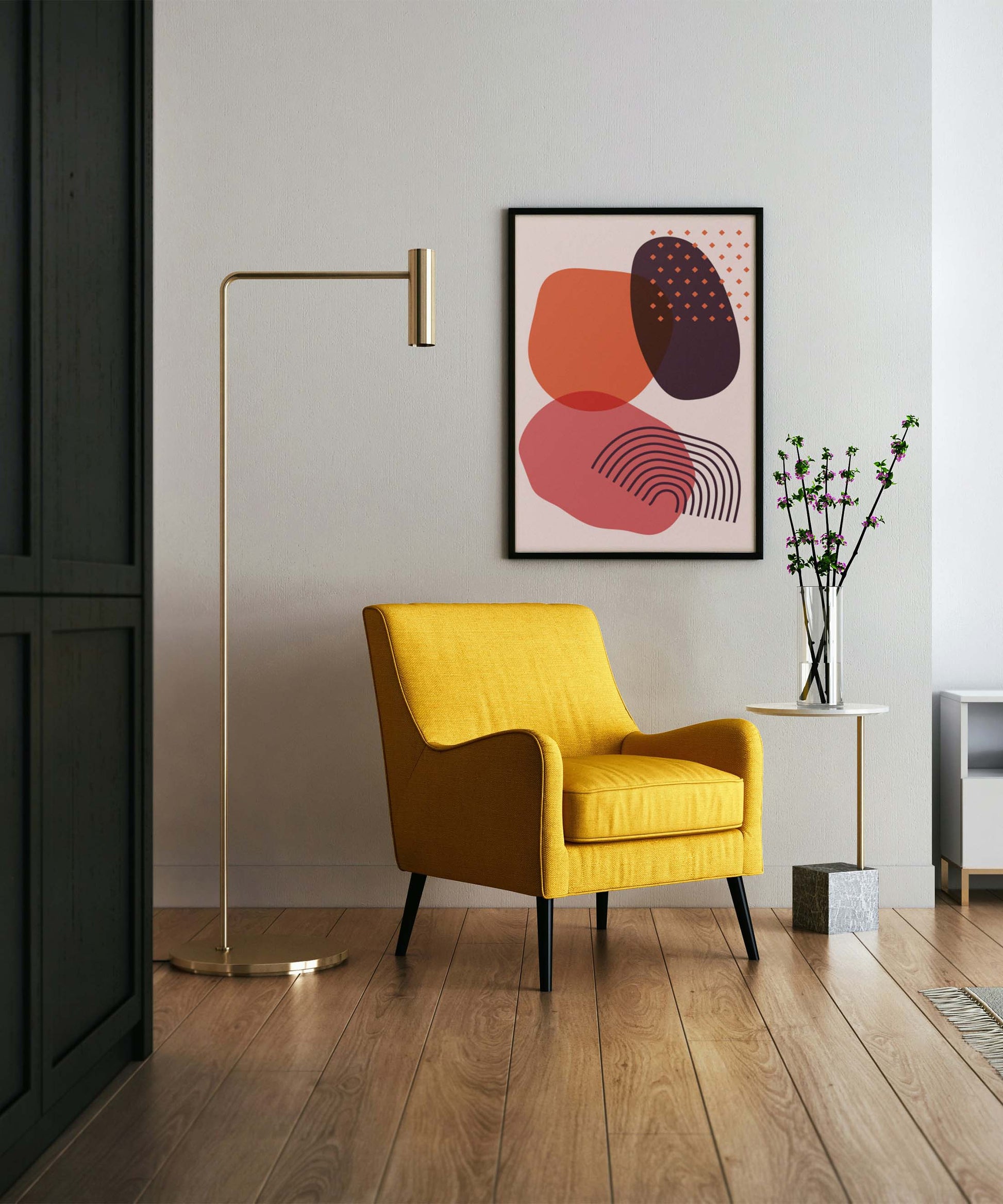 Playful Geo Poster I