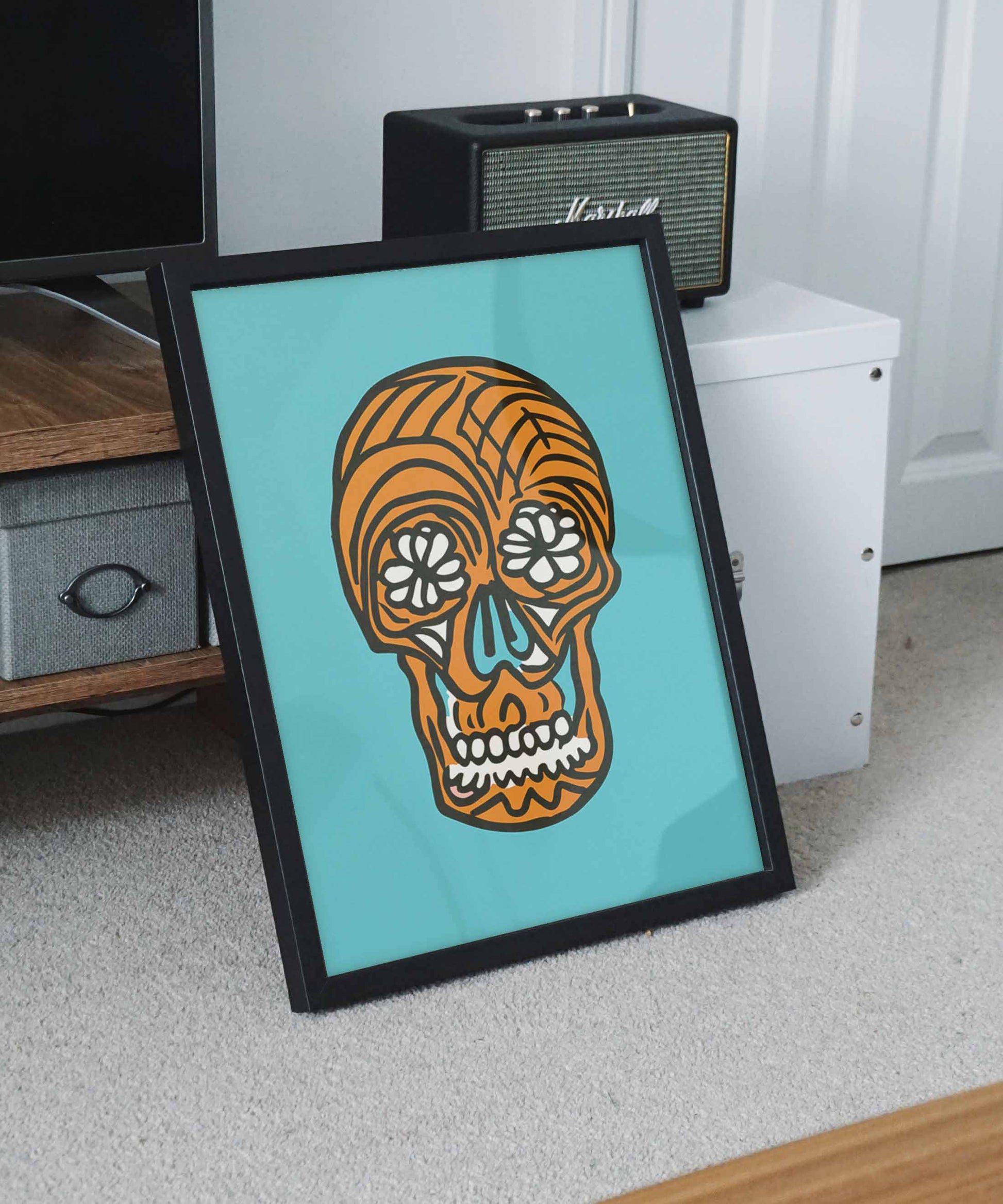 Red Skull Poster
