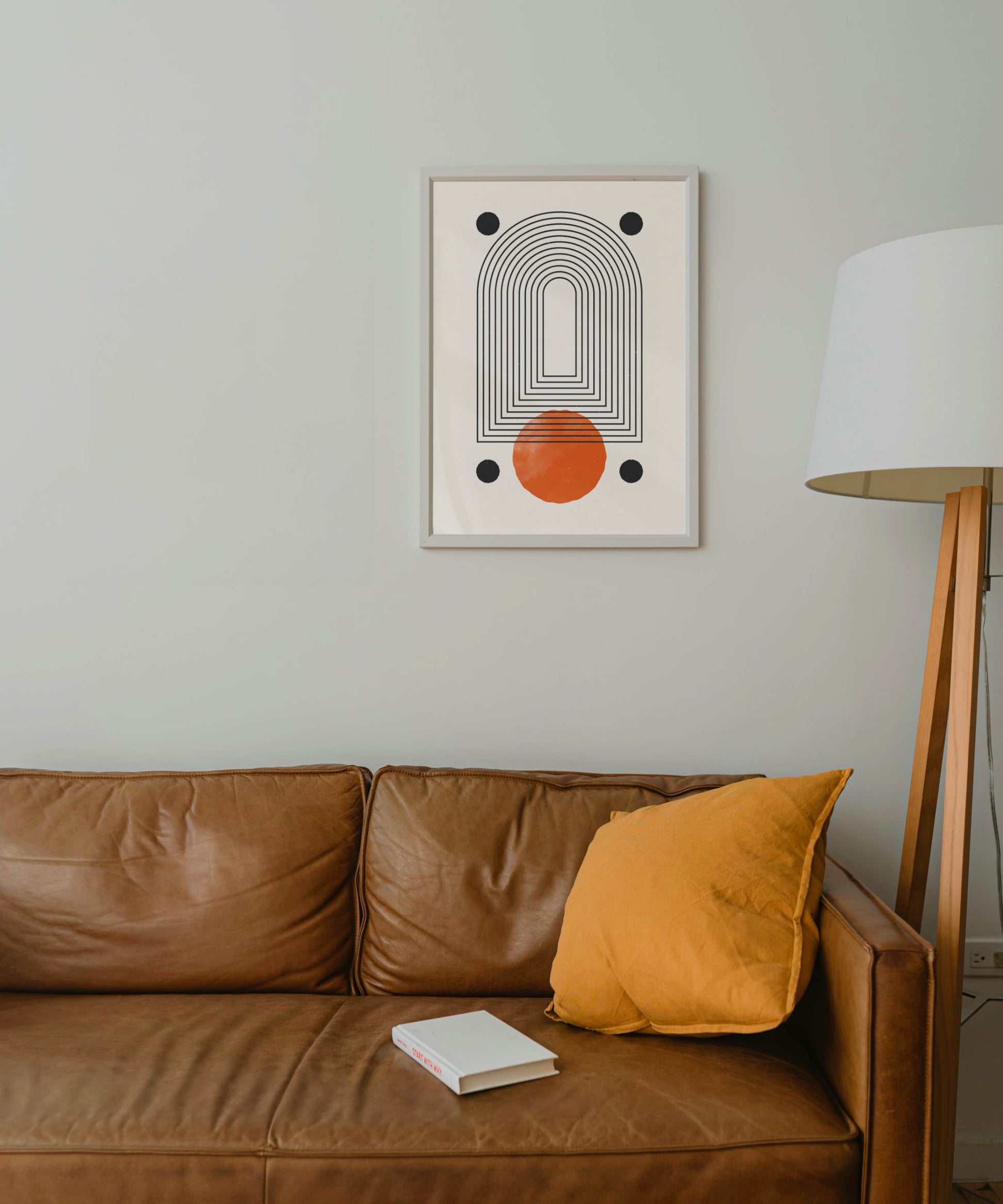 Retro Sun Maze Poster