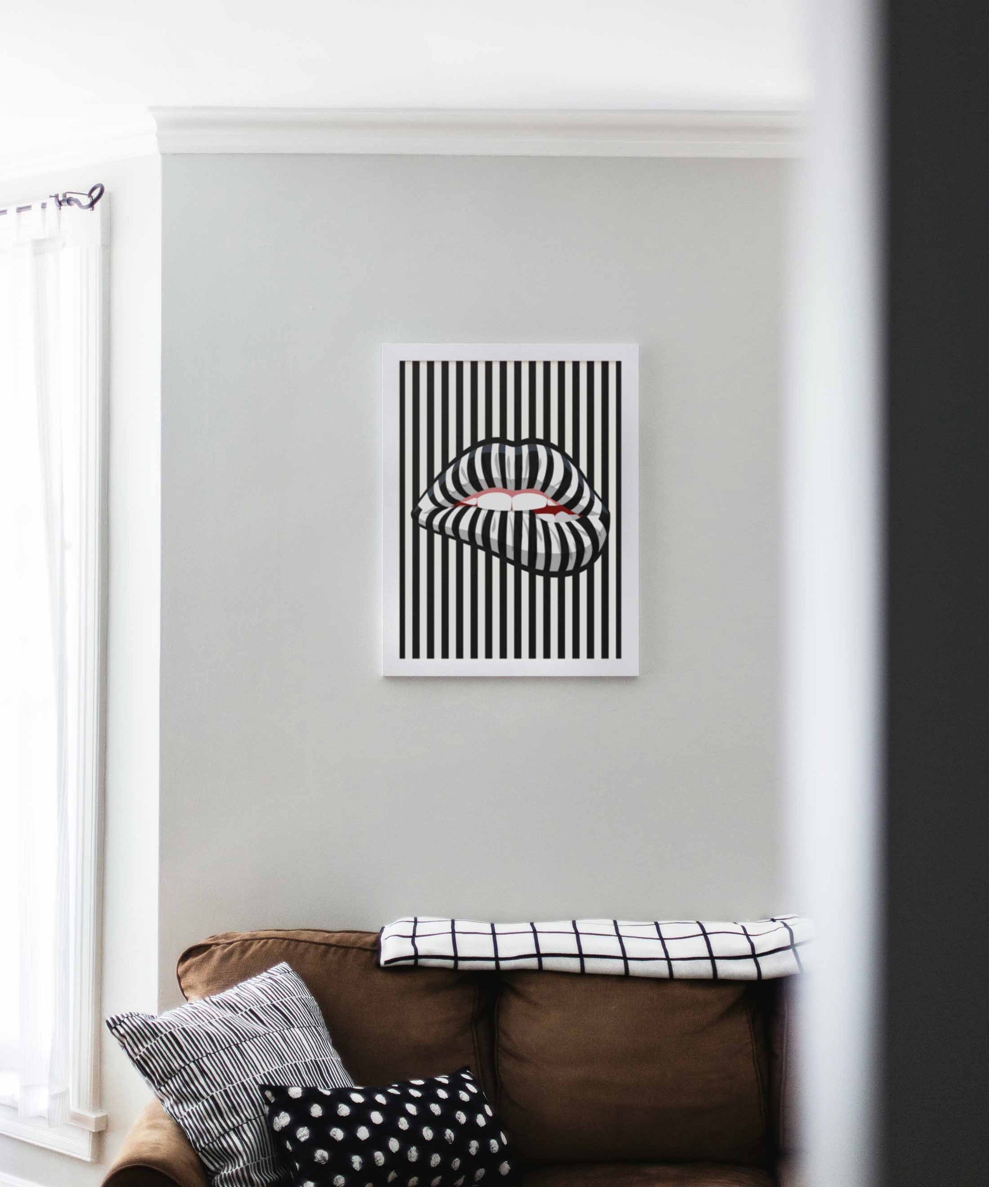 Striped Seduction Print