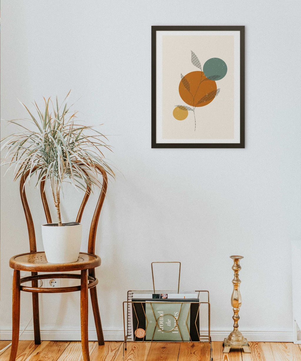 Sun Leaf Poster