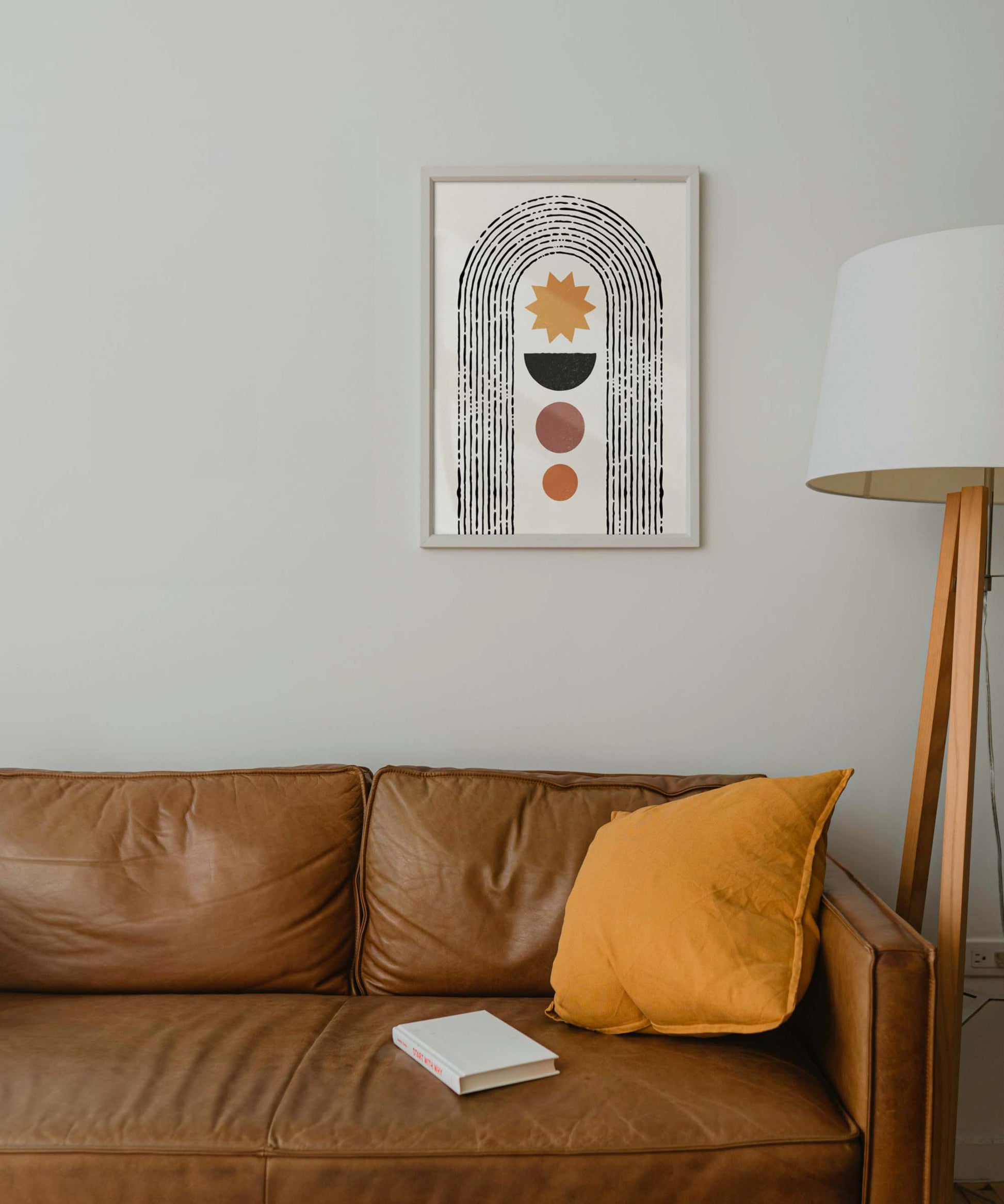 Sunburst Symbols Poster