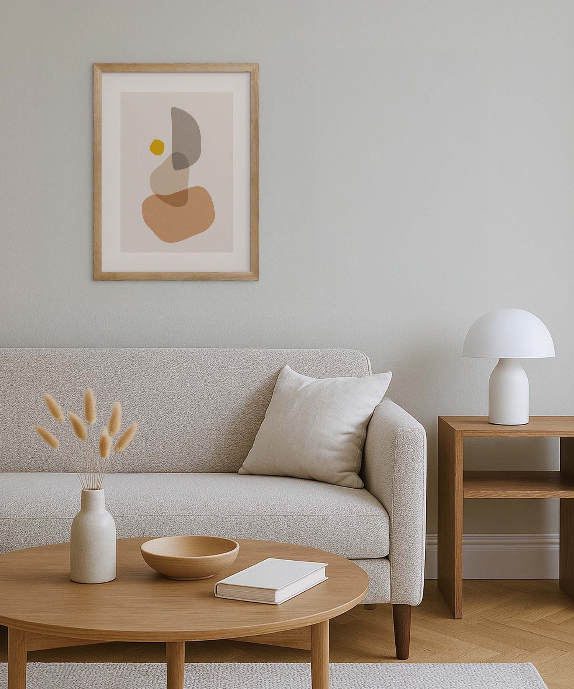 Yellow Sand Stack Poster